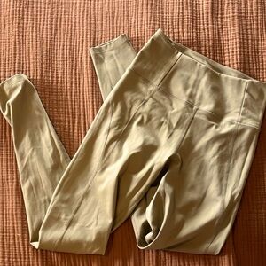 GC high rise compressive legging, full 28” inseam, sand/tan, small, pocketless